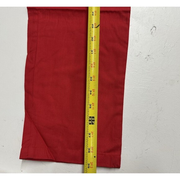 Expo V Neck women size small nurse medical uniform pants and top red - Picture 10 of 11